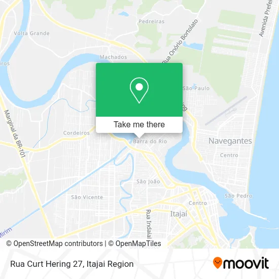 Rua Curt Hering 27 map