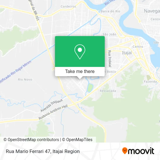 Rua Mario Ferrari 47 map