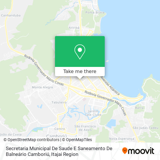 Secretaria Municipal De Saude E Saneamento De Balneário Camboriú map