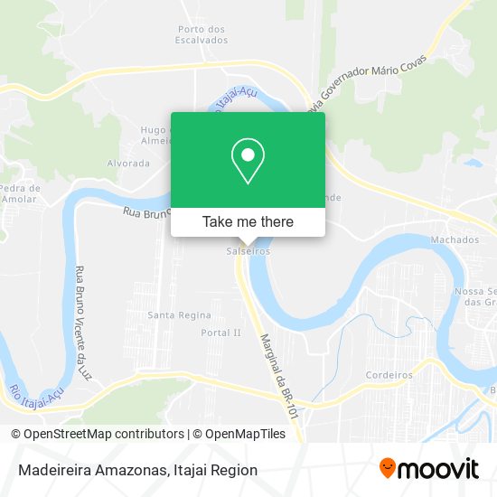 Madeireira Amazonas map
