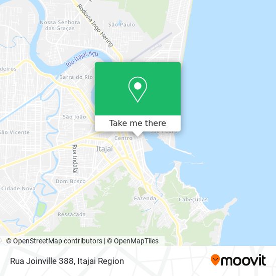 Rua Joinville 388 map