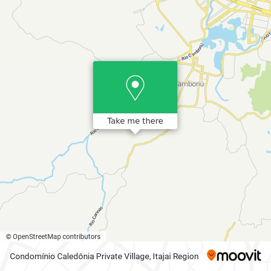 Mapa Condomínio Caledônia Private Village