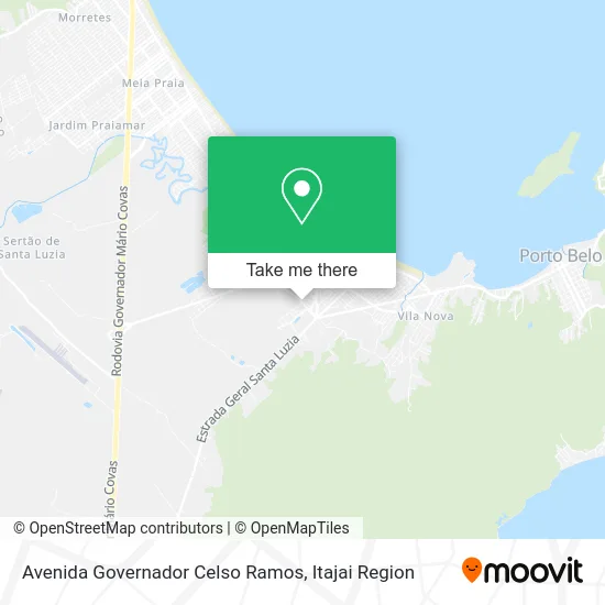 Avenida Governador Celso Ramos map