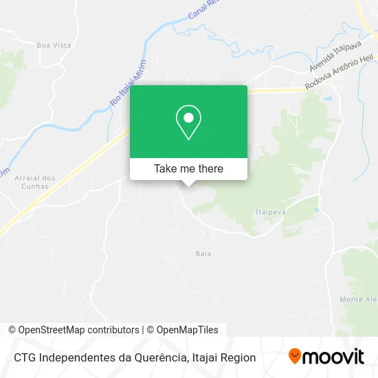 CTG Independentes da Querência map