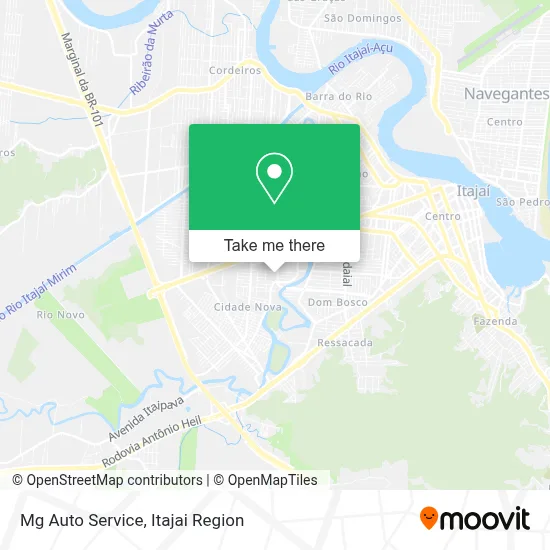 Mg Auto Service map