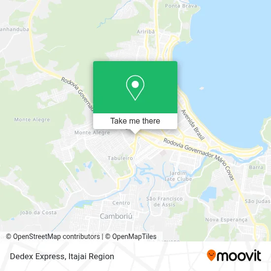 Dedex Express map