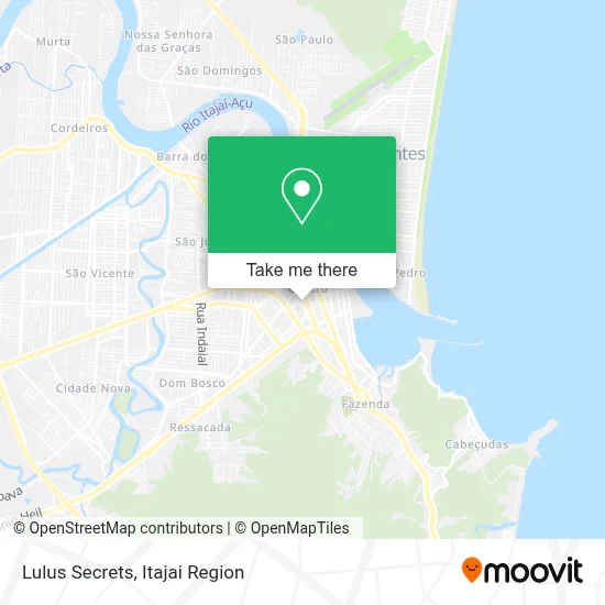 Lulus Secrets map