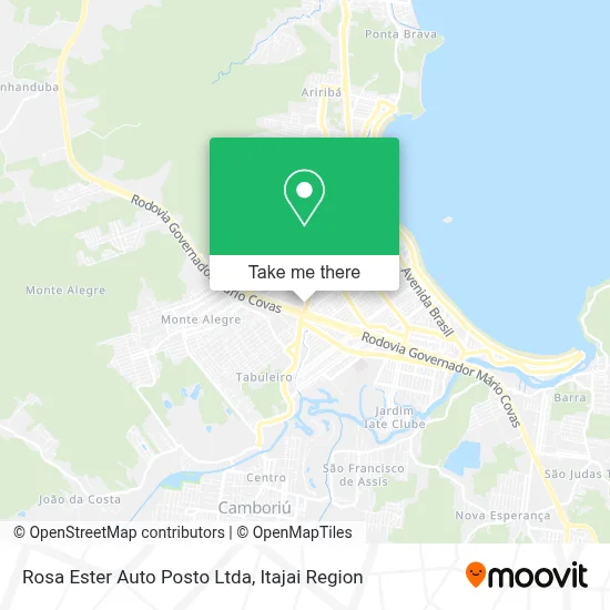 Rosa Ester Auto Posto Ltda map