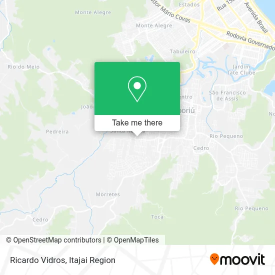 Ricardo Vidros map
