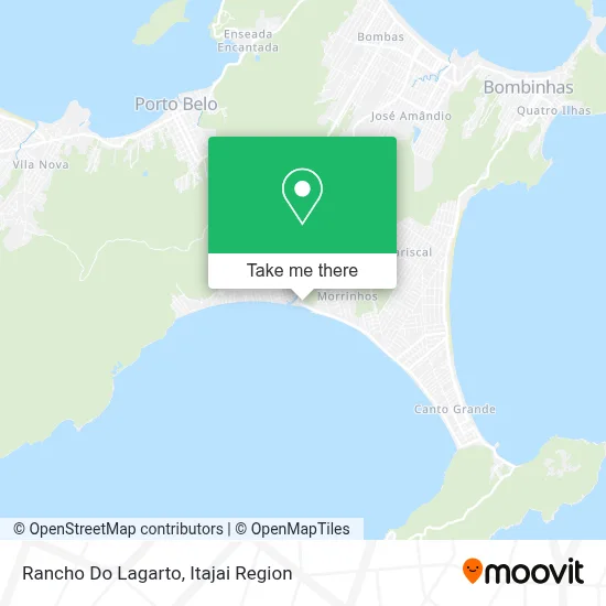 Rancho Do Lagarto map