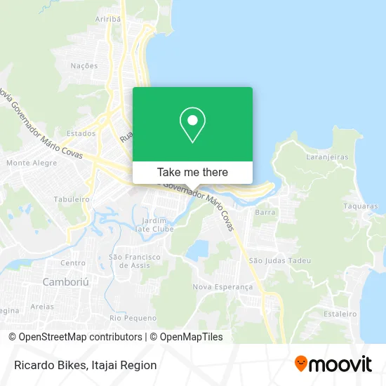 Ricardo Bikes map
