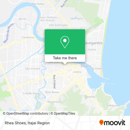 Rhea Shoes map