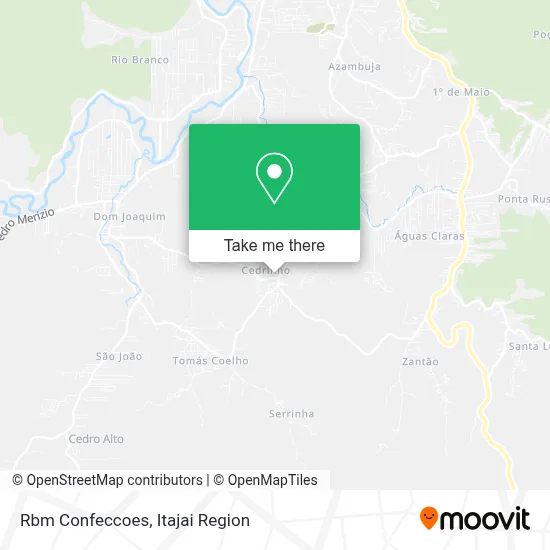 Rbm Confeccoes map