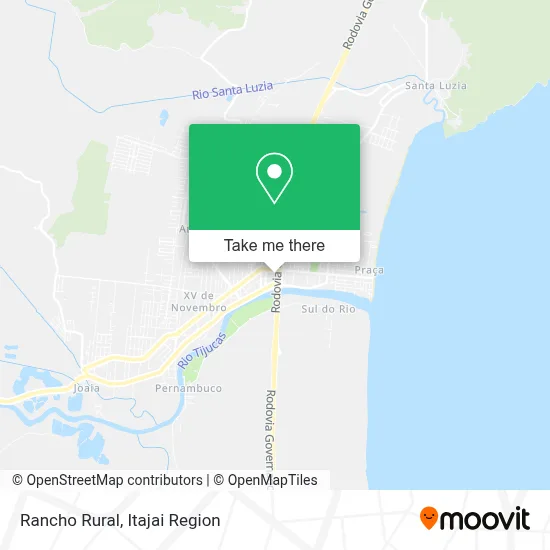 Rancho Rural map