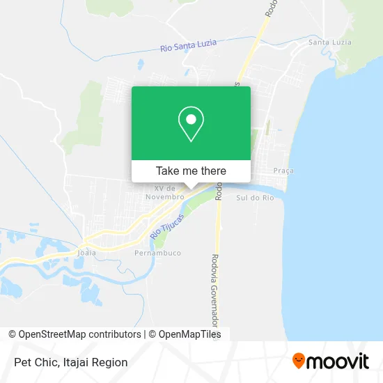 Pet Chic map
