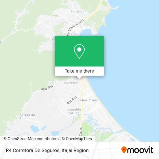 R4 Corretora De Seguros map