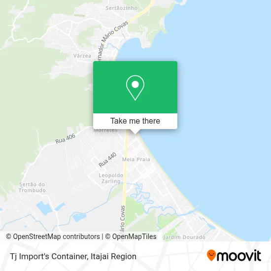 Tj Import's Container map