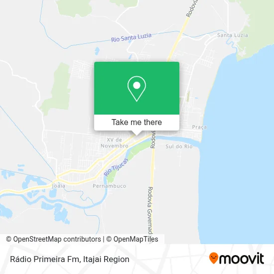 Rádio Primeira Fm map