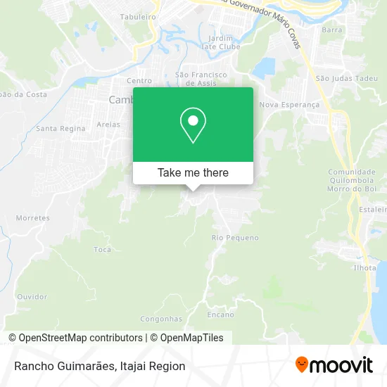 Rancho Guimarães map