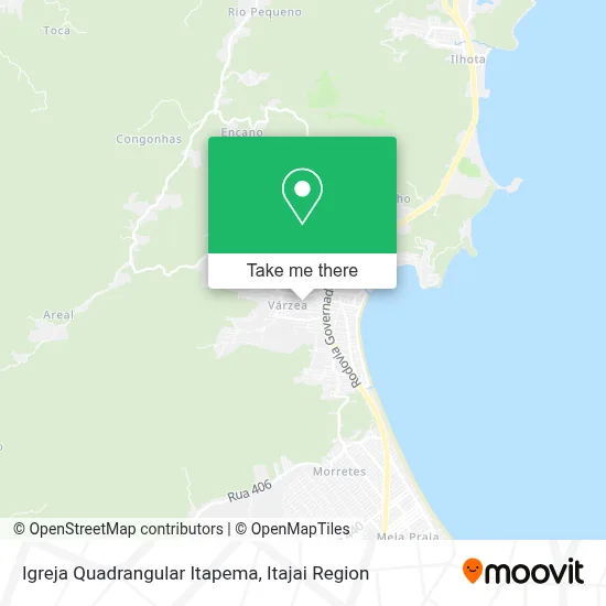 Igreja Quadrangular Itapema map