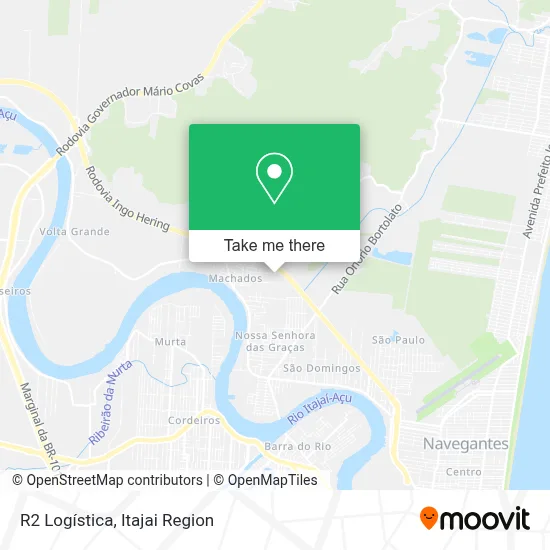 R2 Logística map