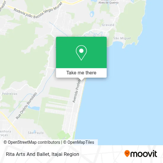 Rita Arts And Ballet map