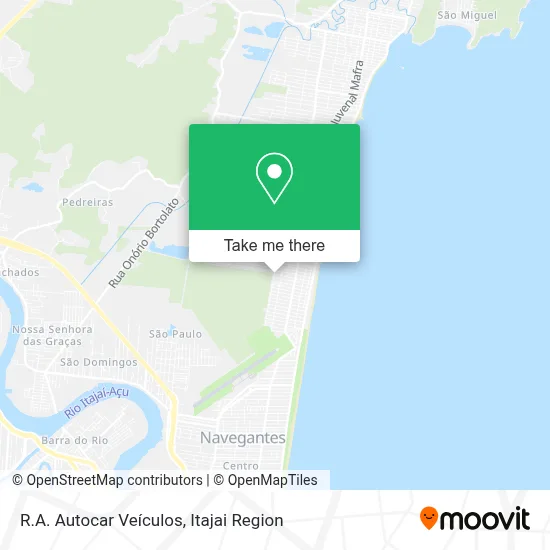 R.A. Autocar Veículos map