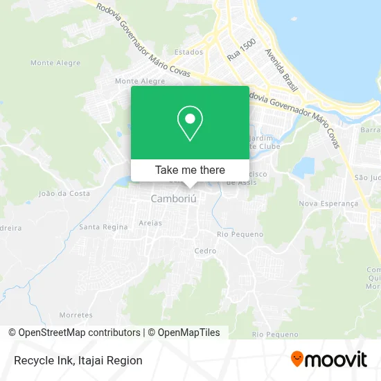 Recycle Ink map
