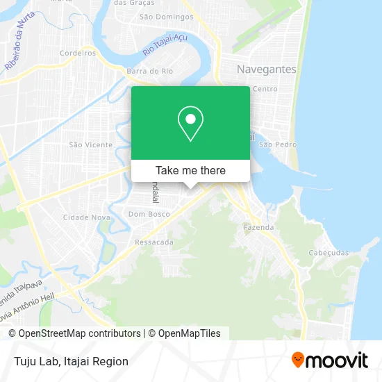 Tuju Lab map