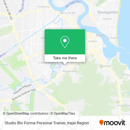 Studio Bio Forma Personal Trainer map