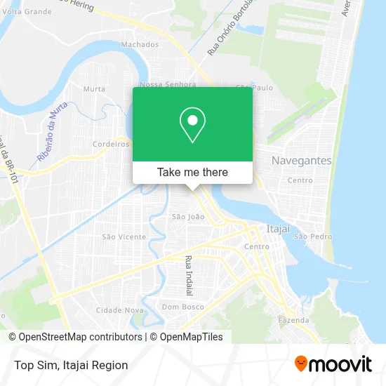 Top Sim map