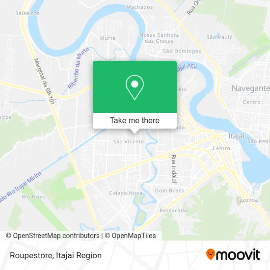 Roupestore map