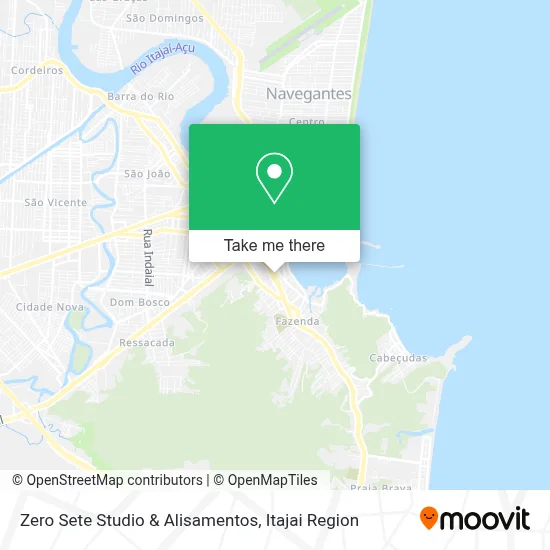Zero Sete Studio & Alisamentos map