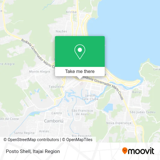 Posto Shell map