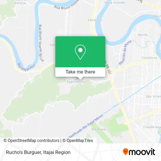 Rucho's Burguer map