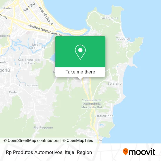 Rp Produtos Automotivos map