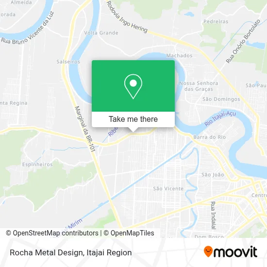 Rocha Metal Design map