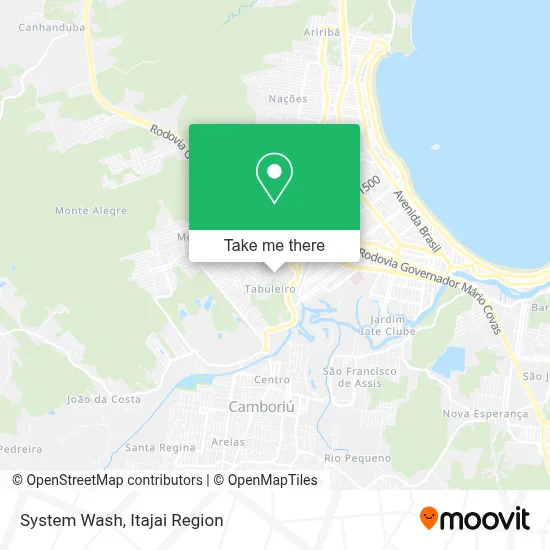 System Wash map