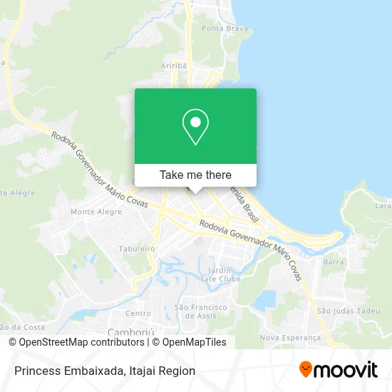 Princess Embaixada map