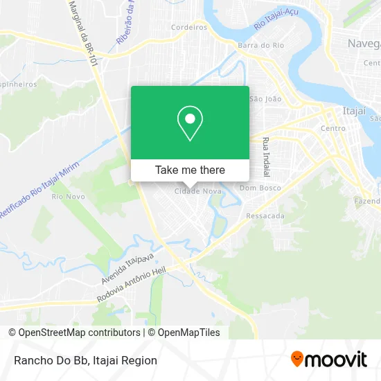 Rancho Do Bb map