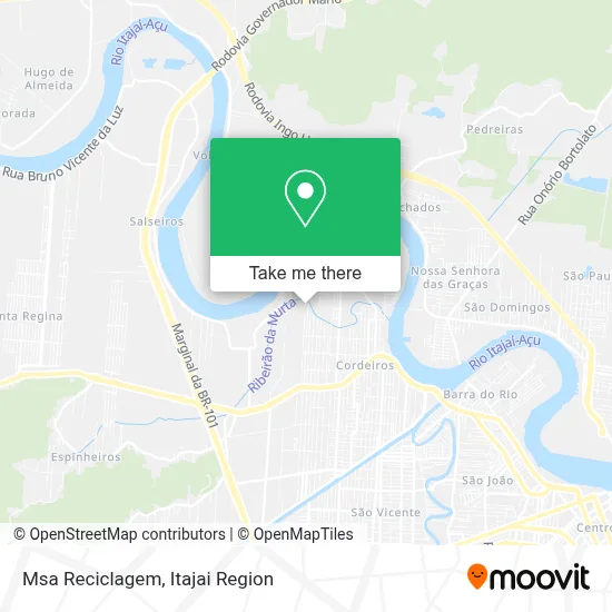 Msa Reciclagem map