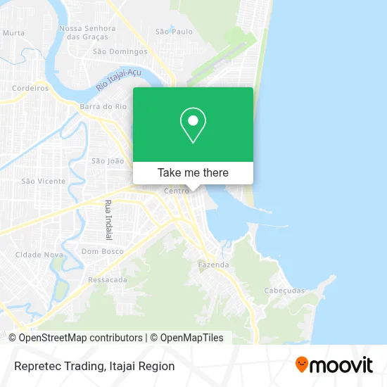 Repretec Trading map