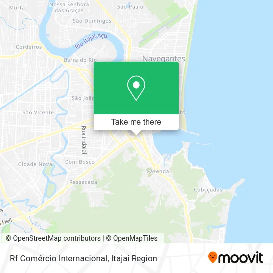Rf Comércio Internacional map