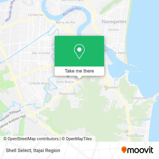 Shell Select map