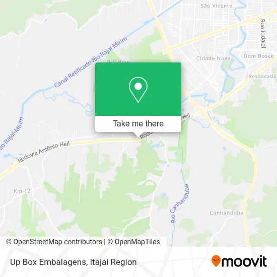 Up Box Embalagens map