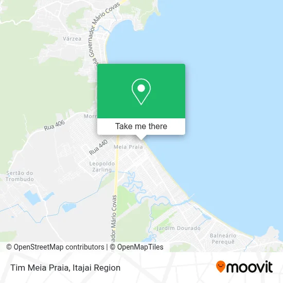 Tim Meia Praia map
