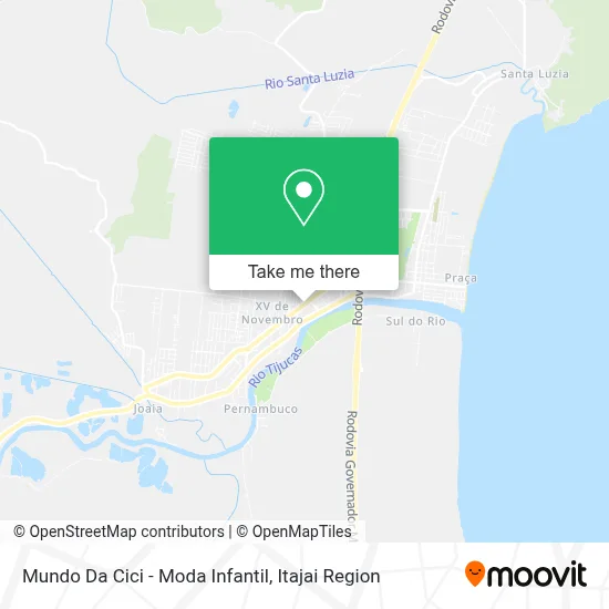Mundo Da Cici - Moda Infantil map