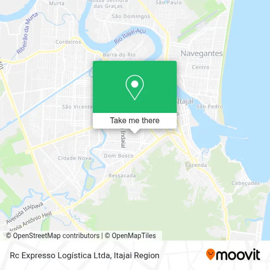 Rc Expresso Logística Ltda map