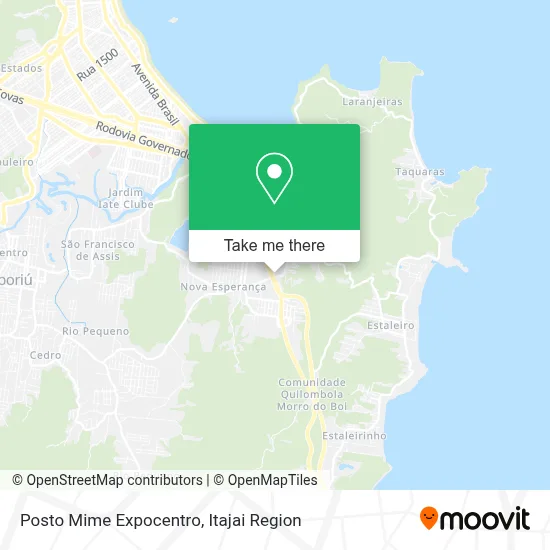 Posto Mime Expocentro map