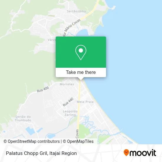 Palatus Chopp Gril map